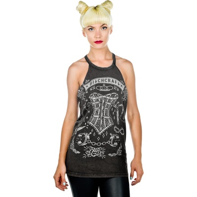 TOO FAST топ жени too fast - клане - Б ** hcraft - Черен