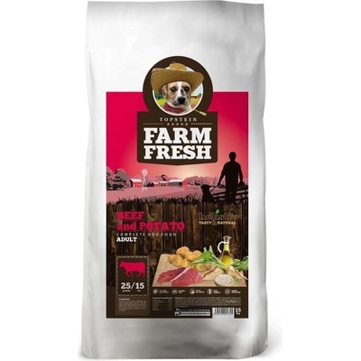 Topstein Farm Fresh Beef and Potato 15 kg