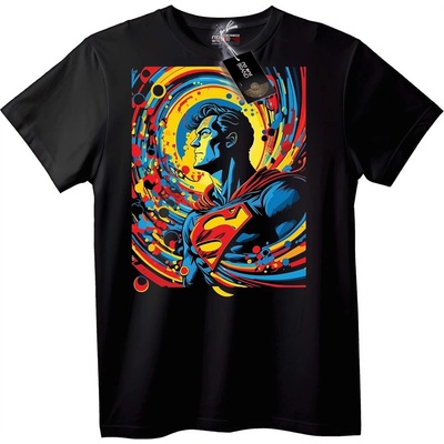 NOONEBRAND Тениска Изкуство Superman - 4XL, White