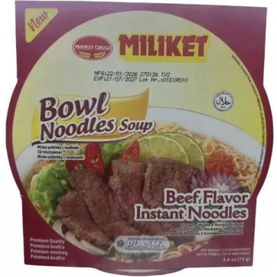 Miliket instantní nudle hovězí 75 g