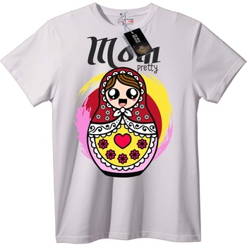 NOONEBRAND Тениска с Матрьошка - 7XL, Black
