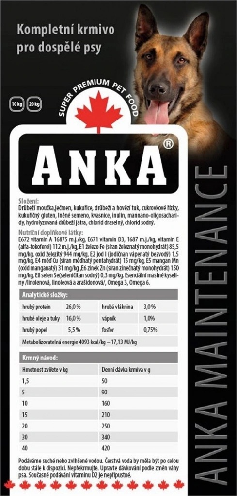 Anka Maintenance 20 kg