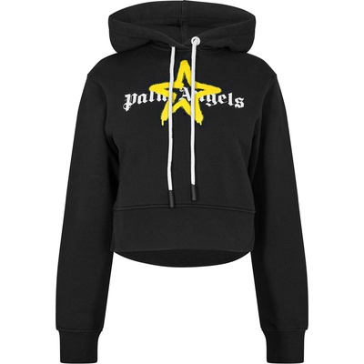 Palm angels Суичър PALM ANGELS Women's Star Pull Over Hoodie - Black Yellow