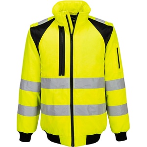 Portwest hi-vis wx2 cd898 / Светлоотразително пилотско яке с подвижна подплата - hv жълто 5xl (cd898ybr5xl)