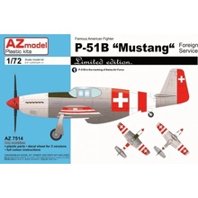 AZmodel P-51B Mustang "Foreign Service1:72