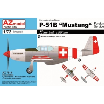 AZmodel P-51B Mustang "Foreign Service1:72