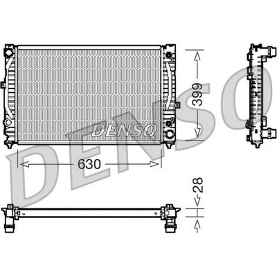 Chladič, chlazení motoru DENSO DRM02031