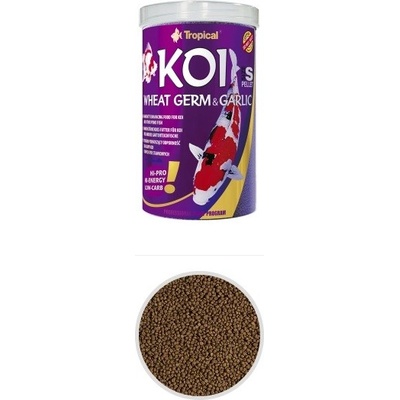 Tropical Koi Wheat Germ-Garlic Pellet M 10 l, 3,5 kg