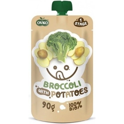 Ovko 100% Bio zeleninové pyré brokolica so zemiakmi 90 g