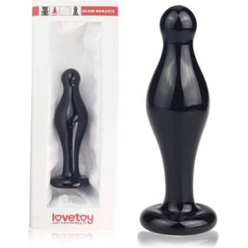 Image 1 of Стъклен анален разширител, 11, 3см. - Glass Romance Black (LVTOY00431)