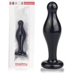  Стъклен анален разширител, 11, 3см. - Glass Romance Black (LVTOY00431)