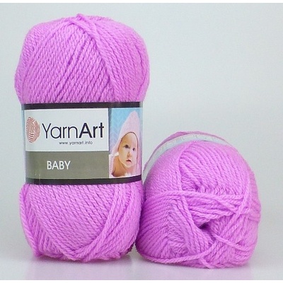 Yarn Art příze Baby 635 růžově fialková