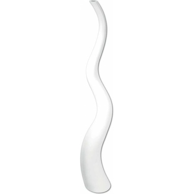 Wave designový květináč 125cm, bílý