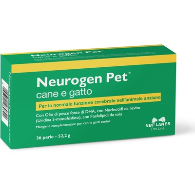 NBF Lanes neurogen pet pes a kočka podpora funkce mozku 36 kps