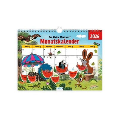 Trötsch Der kleine Maulwurf Monatsterminer Monats 2026