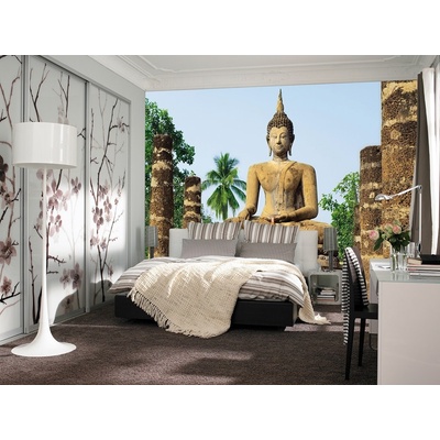 W+G 287 Papírová 8 dílná fototapeta Sukhothai, Wat Sra Si Temple, rozměry 366 x 254 cm
