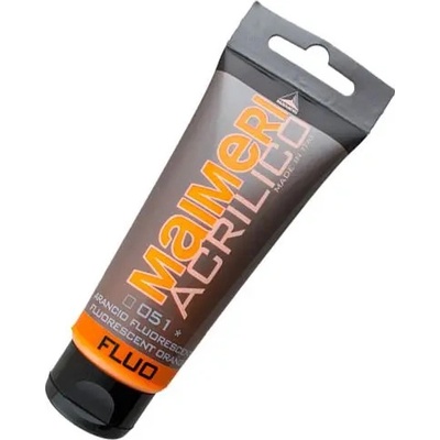 IngiNails Polycolor Fluo akrylove farby 051 Fluorescent Orange 75 ml