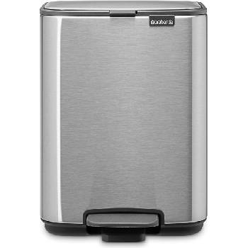Brabantia Кош за смет с педал Bo, 4 л, матирана стомана (237843)
