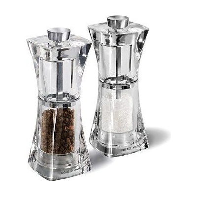 COLE&MASON Комплект мелнички за сол и пипер CRYSTAL - 12, 5 см (Cole-&-Mason-H-37408P)