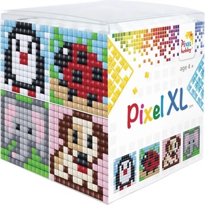 Pixelhobby КРЕАТИВЕН ХОБИ КОМПЛЕКТ С ПИКСЕЛИ xl, pixelhobby, КУБ - ЖИВОТНИ