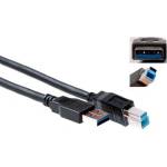 ACT USB 3.0 A мъжки към USB B мъжки 0, 5 m черен SB3016 (SB3016)