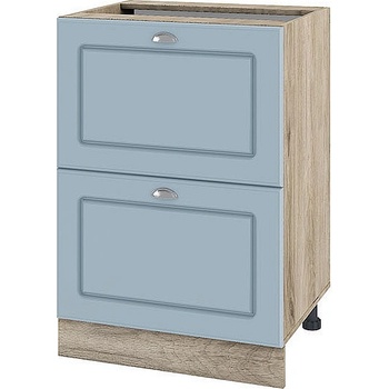 ИРИМ Долен кухненски шкаф Сити АРФ-Деним мат-06-44 60 см