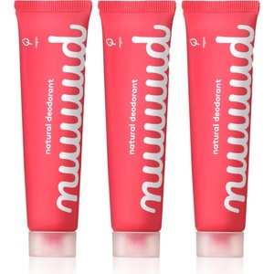 nuud Wholelottanuud Pack крем-дезодорант натурално 3x40ml