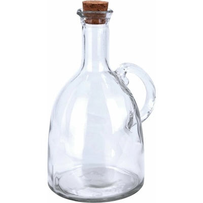 Fľaša sklo+zátka korok ocot/olej 0,5 l