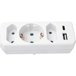 VITO АДАПТЕР 3 ГНЕЗДА vito combi 16a usb-a 3.1a usb-c ДЕТСКА ЗАЩИТА БЪРЗО ЗАРЕЖДАНЕ БЯЛ (8002940)