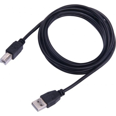SBOX Кабел SBOX USB-1012, USB Type A(м) към USB Type B(м), 2m, черен