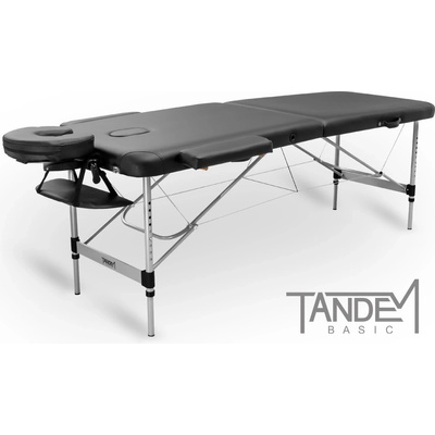 Tadem Basic ALU-2 Skládací masážní stůl černá 195 x 70 cm 3,5 kg