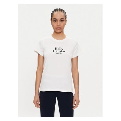 Helly Hansen Тишърт W Core Graphic T-Shirt 54080 Бял Regular Fit (W Core Graphic T-Shirt 54080)