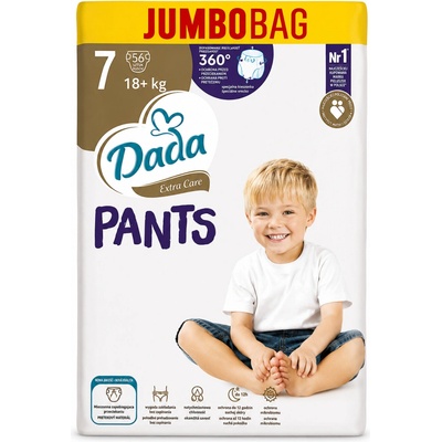 DADA PANTS JUMBOBAG EXTRA CARE 6 XL, 16+ Kg 56 Ks