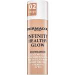Dermacol Infinity Healthy Glow Foundation фон дьо тен за озаряване на лицето 02 Beige 20 g