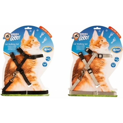 Duvo+ Postroj a vodítko big cat Diamant 30 - 50 cm 12 mm - 125 cm – Sleviste.cz
