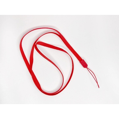 Šňůrka na mobilní telefon 6mm, barva červená