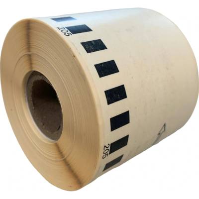 Termo Etiketa nekonečná 62 mm x 30,48 m, Thermo eco, Biela, Dutinka 25 mm, Vnútorný návin, Odlepitelné lepidlo, DK-44205, Brother Kompatibilná