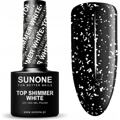 SUNONE TOP SHIMMER WHITE NA HYBRIDNÝ LAK 5 g