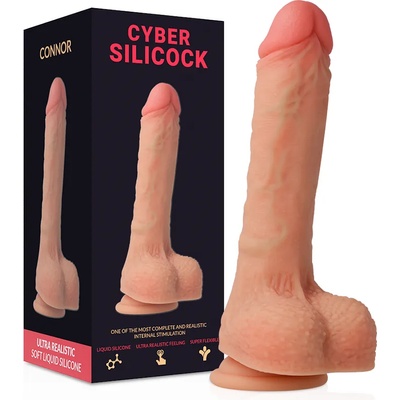 Cyber silicock силиконово дилдо connor 20 см