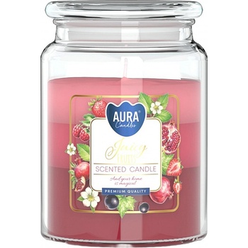 BISPOL Ароматна свещ Bispol Aura - Вкусни плодове, 500 g (/snd99t-386)