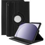  Калъф Тефтер за таблет Rotating Stand за Samsung Galaxy Tab A9 Plus, Черен
