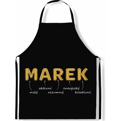 IMPAR Zástěra Mužská jména Gold Marek