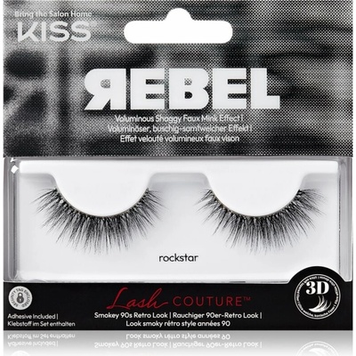 KISS Rebel umelé mihalnice Rockstar 1 pár