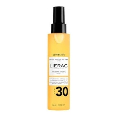 LIERAC Луксозно слънцезащитно масло със сух допир, Lierac Sunissime The Silky Sun Oil Body SPF30 150ml