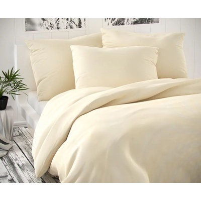 Kvalitex satén obliečky Luxury Collection smotanové 240x220 2x70x90