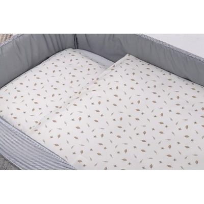 Bubaba Спален комплект от 5 части Bubaba - Мини листенца (83730)