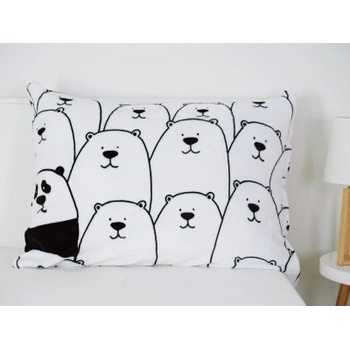 MKLozkoviny.sk mikroplyš Rebel Panda 70 x 90 cm