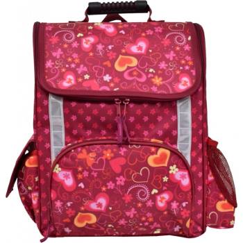 Semiline batoh Multicolour tmavočervená ružová