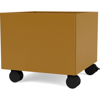 Montana Кутия за съхранение Montana Mini на колела кехлибарена (MP11-142-Amber)