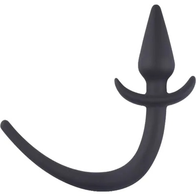 XMS Анален разширител Butt Plug с опашка "DART CORD BLACK" 30 см